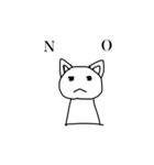 キモ気味の猫（個別スタンプ：18）