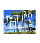 Holiday in hawaii（個別スタンプ：34）