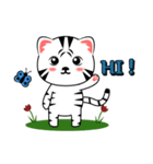 白い虎 サチヒロ君（個別スタンプ：1）