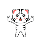 白い虎 サチヒロ君（個別スタンプ：3）