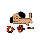 茶色のだだっこワンコ！（個別スタンプ：21）