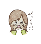 手描き彼女ちゃん（個別スタンプ：20）