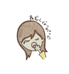 手描き彼女ちゃん（個別スタンプ：23）