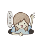 手描き彼女ちゃん（個別スタンプ：25）