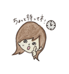 手描き彼女ちゃん（個別スタンプ：27）