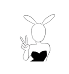 バニーガール（個別スタンプ：3）