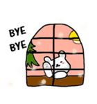 シロくま冬スタンプ（個別スタンプ：6）