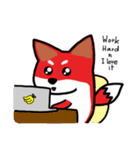 げくん ちびきつね（個別スタンプ：24）
