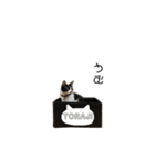 はちわれ猫とらじくん（個別スタンプ：7）