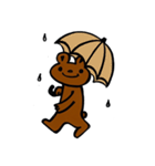 くまくましいくま（個別スタンプ：9）