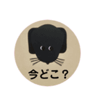 黒ラブ犬「ちゃま」3（個別スタンプ：2）