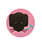 黒ラブ犬「ちゃま」3（個別スタンプ：11）