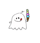 おばけみたいな子（個別スタンプ：1）