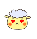 羊のラム太郎シンプルなスタンプ（個別スタンプ：7）