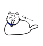 らくがき猫と魚くん（個別スタンプ：11）