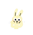 Kawaii bunny  : )（個別スタンプ：1）