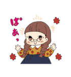 こどもスタンプ秋冬服（個別スタンプ：1）