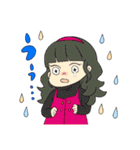 こどもスタンプ秋冬服（個別スタンプ：2）
