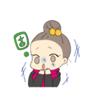 こどもスタンプ秋冬服（個別スタンプ：16）