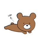 手書きくまさんスタンプ（個別スタンプ：19）