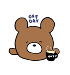 手書きくまさんスタンプ（個別スタンプ：22）