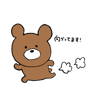 手書きくまさんスタンプ（個別スタンプ：23）