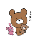 手書きくまさんスタンプ（個別スタンプ：26）