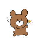 手書きくまさんスタンプ（個別スタンプ：34）