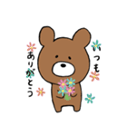 手書きくまさんスタンプ（個別スタンプ：36）