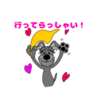 黒シュナチョコりん 2（個別スタンプ：2）