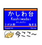 相鉄線 いずみ野線 気軽に今この駅だよ！（個別スタンプ：17）