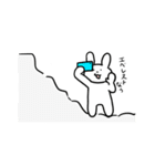 単調なうさぎ（個別スタンプ：14）