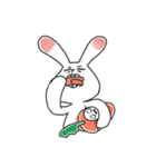 若いウサギ rabi（個別スタンプ：6）