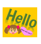 ジュディちゃんの英語のスタンプ（個別スタンプ：7）
