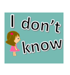 ジュディちゃんの英語のスタンプ（個別スタンプ：9）