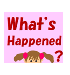 ジュディちゃんの英語のスタンプ（個別スタンプ：15）