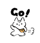 生活をしている猫のスタンプ（個別スタンプ：7）