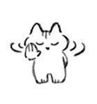 生活をしている猫のスタンプ（個別スタンプ：11）