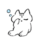 生活をしている猫のスタンプ（個別スタンプ：18）