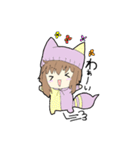 PINK×猫っ子①（個別スタンプ：2）