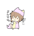 PINK×猫っ子①（個別スタンプ：8）