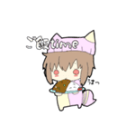 PINK×猫っ子①（個別スタンプ：13）