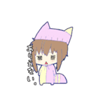 PINK×猫っ子①（個別スタンプ：16）