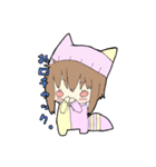 PINK×猫っ子①（個別スタンプ：18）