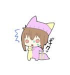 PINK×猫っ子①（個別スタンプ：19）