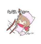 PINK×猫っ子①（個別スタンプ：22）