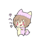 PINK×猫っ子①（個別スタンプ：25）