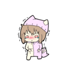 PINK×猫っ子①（個別スタンプ：30）