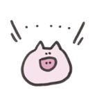 ほぼ無表情なぶたちゃん（個別スタンプ：25）