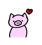ゆるいぶたさんスタンプ（個別スタンプ：1）